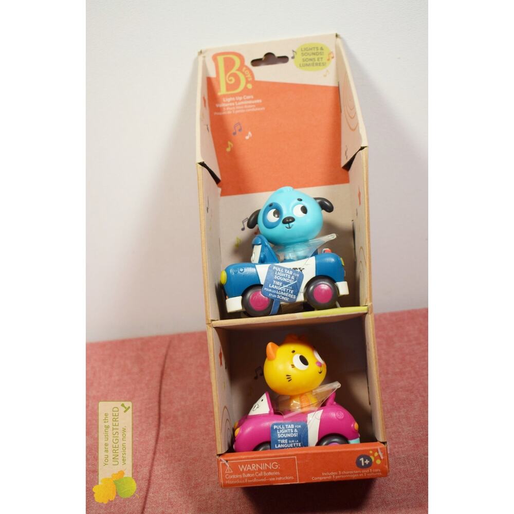 B. toys Light Up Cars 2 pack